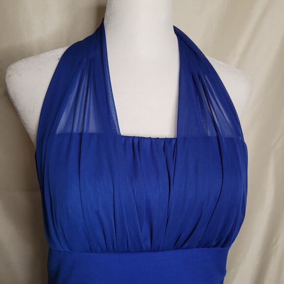 Sweet Storm Blue Fitted Dress - Women's Large - Picture 3 of 9